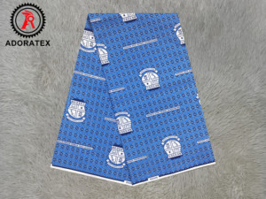 Tissu en polyester super wax impression uniforme scolaire tenue des élèves propagande activité étoffe teinte polyester <span class=keywords><strong>coupon</strong></span> - Product Image 1