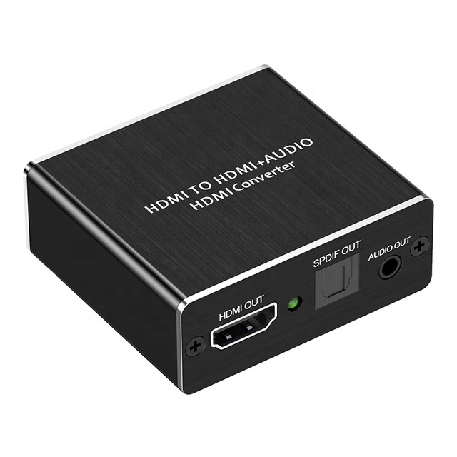 High Quality 4Kx2K HDMI Audio Extractor to HDMI 2CH 5.1CH Optical Audio Spdif Toslink Extractor HDMI Converter