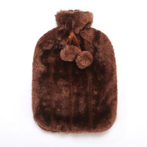 ปลอกขวดน้ำร้อน ผ้ากำมะหยี่ ขนกระต่ายเทียม ปลอกกระเป๋าน้ำร้อน - Product Image 3