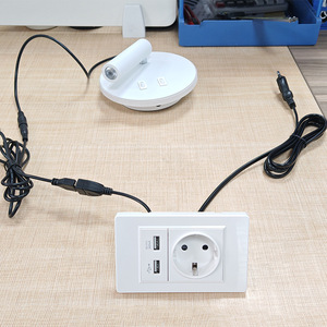 118 Type German Standard Wall <b>USB</b> <b>Socket</b> <b>with</b> Charging Stand for Concealed Installation European 16A - Product Image 1