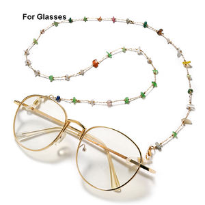 Nouvelle Chaîne de <span class=keywords><strong>Lunettes</strong></span> Perlée pour Femme, Chaîne de Masque, Chaîne de <span class=keywords><strong>Lunettes</strong></span> de Soleil <span class=keywords><strong>Tendance</strong></span> avec Pierres Irrégulières, Cordon Anti-Perte - Product Image 2