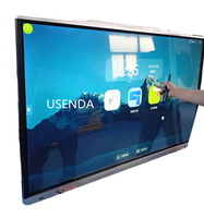 Écran tactile LED 4K de 65 pouces, écran LCD, téléviseur à écran plat, tableau numérique interactif pour réunions, tableau blanc interactif