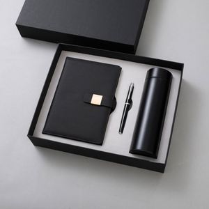 Set de Regalo de Diario Personalizado, Cuadernos de Cuero PU de Lujo con Espiral de Cinco Estrellas, Cuaderno Rojo Personalizable por Sublimación - Product Image 6