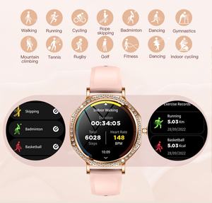 Reloj inteligente de moda de alta calidad KC98 <span class=keywords><strong>para</strong></span> mujer 2025 con pantalla AMOLED de 1,32 \ "IP68 Características de monitoreo de salud a prueba de agua - Product Image 5
