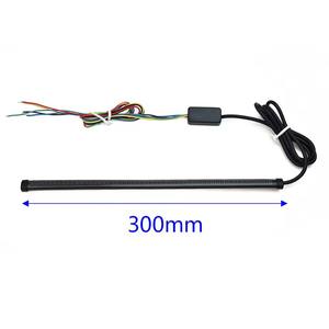 פס תאורת לד גמיש לאופנוע, פנסי איתות אחוריים, פנסי איתות רציפים, פנסי זרימה - Product Image 2