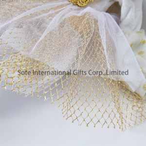 SOTE Naughty Xmas peluche elfo juguetes hogar interior oro blanco elfo hadas muñecas dos pareja mixta Navidad peluche elfos - Product Image 5