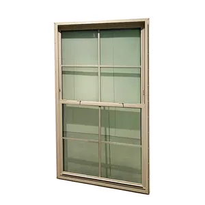 Hot Sale New Design UPVC Single Sliding Casement Windows Awning Tilt Turn Top Single Hung Glass PVC Cament Window