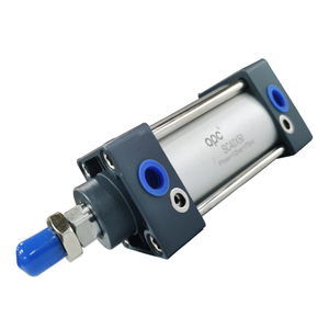 Cilindro Neumático Serie SC con Conexión Estándar y Certificación, Cilindros de Largo Alcance, Herramientas Neumáticas de Aire QPC - Product Image 1