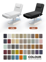 Table de massage intelligente haut de gamme pour spa capillaire, professionnelle, chauffante, portable, incurvée avec accoudoirs, mobilier de salon de beauté
