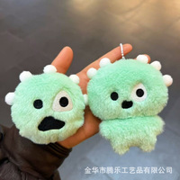 Vente en gros de jouets en peluche personnalisés de petits monstres à un œil, porte-clés, poupées en peluche mignonnes, pendentifs pour sacs à dos, décorations en stock