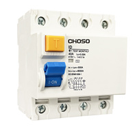 32A CHOSO RCBO RCCB COID-63/32A 2P Haushalts-Fehlerstromschutzschalter Verteilerdose PA66 Material 240V 4,5kA Abschaltleistung LSIG