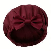 Topi Mandi Wanita Anti Air Cepat Kering Ukuran Besar Terlaris dengan Motif Pita Tersedia dalam Berbagai Pola untuk Perawatan Rambut di Rumah