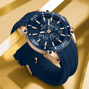 Reward นาฬิกาโครโนกราฟสำหรับผู้ชายนาฬิกาผู้ชายสายซิลิโคนที่แข็งแรงทนทานสามารถกันน้ำได้หรูหรา - Product Image 3