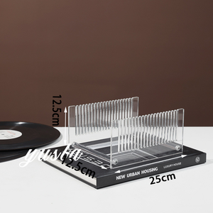 Ornements de <span class=keywords><strong>disques</strong></span> vinyles acryliques simples personnalisés Stockage créatif de <span class=keywords><strong>disques</strong></span> acryliques pour l'utilisation d'affichage de décoration de foyer de salon - Product Image 6