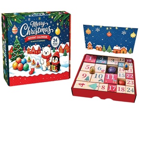 Set de Cajas Sorpresa de Juguetes Navideños para Niños, Juguetes Antiestrés de Peluche para Apretar, Regalo de <span class=keywords><strong>Navidad</strong></span>, Juguetes con Sonido - Product Image 1