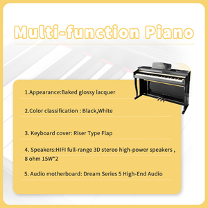 Piano numérique professionnel LeGemCharr, 88 touches lestées, piano électrique, piano professionnel - Product Image 3