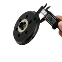 Ponceuse rotative noire de 5 pouces à 15 trous, dureté moyenne, avec patin abrasif auto-agrippant pour peinture automobile, bois, métal, OEM