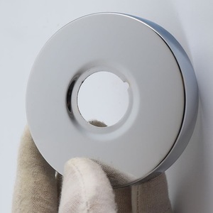 Zimani – couvercle décoratif en acier inoxydable pour robinet d'angle, accessoire de douche et de baignoire, design moderne et simple - Product Image 2
