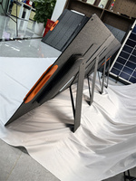 Kit de voyage Topsky personnalisé en ETFE, panneau solaire monocristallin pliable à quatre volets, utilisation domestique, 200W, mini panneau solaire portable avec poignée