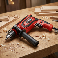 Perceuse à percussion électrique 650W KF-ID21, perceuse à percussion filaire, 3000 tr/min, vitesse variable, pour béton, acier, bois