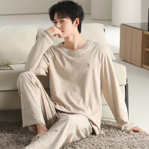 <span class=keywords><strong>Pigiama</strong></span> da <span class=keywords><strong>uomo</strong></span> in <span class=keywords><strong>cotone</strong></span>, set <span class=keywords><strong>pigiama</strong></span> casual, <span class=keywords><strong>pigiama</strong></span> taglie forti 3XL, abbigliamento per la casa - Product Image 5