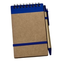 Carnet de notes minimaliste avec logo personnalisé EnHap, couverture en papier kraft 9*14cm, 70 feuilles, ensemble stylo-agenda, organisateur, bloc-notes professionnel