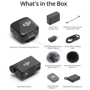 Micrófono Inalámbrico <span class=keywords><strong>DJI</strong></span> Mic <span class=keywords><strong>Mini</strong></span> (<span class=keywords><strong>2</strong></span> TX + 1 RX + Estuche de Carga) 48 Horas de Funcionamiento Transmisión y Grabación de Audio <span class=keywords><strong>DJI</strong></span> Mic <span class=keywords><strong>Mini</strong></span> - Product Image 2