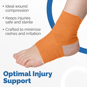 Bande <span class=keywords><strong>de</strong></span> protection pour les doigts en tissu non tissé élastique auto-adhésif, <span class=keywords><strong>bandage</strong></span> élastique non tissé imperméable, <span class=keywords><strong>bandage</strong></span> chirurgical élastique - Product Image 6