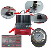 Original para automotriz LAUNCH CNC 602A inyector probador y limpiador con 6 cilindros 220V garantía completa máquina probador