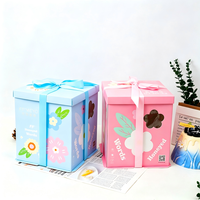 Sac fourre-tout en papier kraft écologique personnalisé avec poignée pour emporter gâteaux et desserts, avec votre propre logo