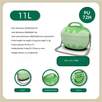 Glacière isotherme portable 11L légère avec sac à dos intégré – Design tendance pour le camping et les activités de plein air (pour canettes)