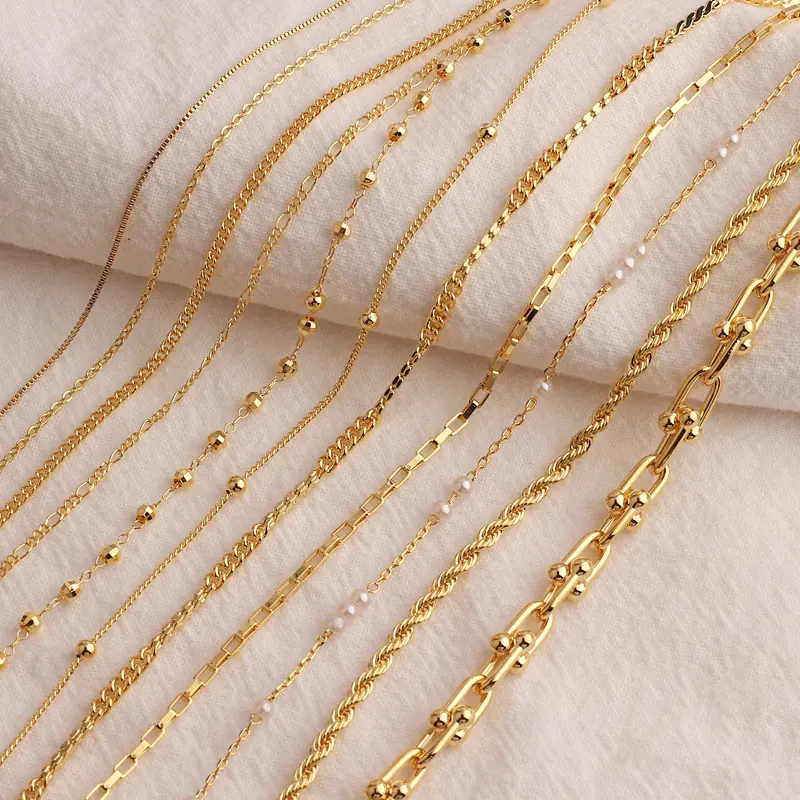 Hochwertige Choker Halskette Massive Goldkette 14 Karat Goldkette Goldkette 18 Karat für Herren