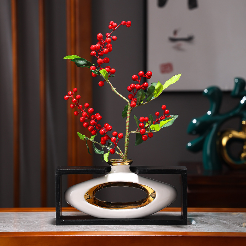 Blanc [jinyi] large 1 baie rouge verte