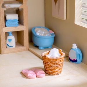 रचनात्मक सूक्ष्म परिदृश्य राल शिल्प डाई डेस्कटॉप घर सजावट लघु आभूषण बाथरूम वस्तुओं बाथरूम की वस्तुएं बाथरूम भूनिर्माण - Product Image 3