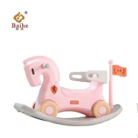 Mini cheval à bascule en plastique, jouet bon marché pour enfants, livraison gratuite