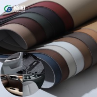 Tissu en cuir PVC de haute qualité, résistant à l'usure, anti-rayures, simili cuir synthétique pour la sellerie de sièges de voiture, décoration intérieure