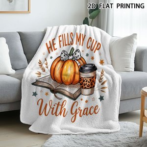 Couverture en flanelle à motifs d'Halloween, couverture de sieste, décoration d'Halloween effrayante, confortable, chaude, super douce pour les voyages et le camping YH-MT- - Product Image 5