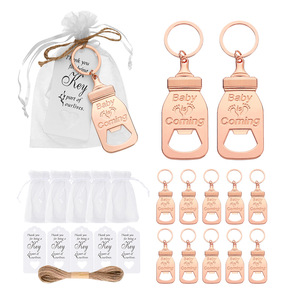 Llavero abridor de botellas de aleación de zinc, regalo para bebé, abridor de botellas portátil para recuerdos de fiesta de baby shower - Product Image 5