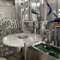 Ligne d'emballage d'huile de parfum de bouteille de testeur de parfum de jet à grande vitesse avec la machine remplissante et de capsulage