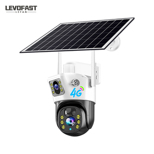 LEVOFAST Kamera CCTV keamanan VCS09 V380Pro, 4G dengan lensa ganda 8W Panel surya deteksi gerakan & pemantauan WiFi Sensor CMOS - Product Image 3