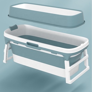 Bañera grande de plástico para adultos, baño de ducha plegable barato, bañera independiente plegable para interiores - Product Image 2