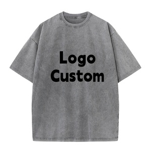 Camisetas Extra Grandes con Estampado DTG para Hombre, 100% Algodón, Corte Holgado, Hombros Caídos, Cuello Redondo, Estilo Casual, Vintage, Ecológico, Ropa Urbana - Product Image 1