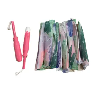 Good Absorbency Biodegradable menstruation feminine hygienic organic cotton tampons