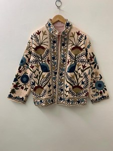 Embroidered Suzani TNT <b>Jacket</b> <b>Women's</b> Short Duster Coat Gift For Her - Product Image 6