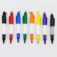 Mini stylos marqueurs permanents avec clips porte-clés de golf