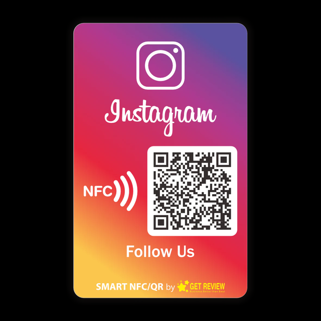 Custom Qr Code Tap Business Ins Facebook Tiktok Social Media Rfid Card Nfc Google Review Card