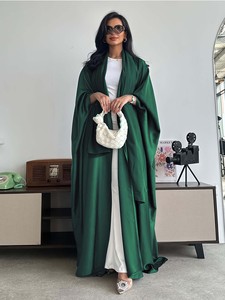 Abaya Estiva Casual Tradizionale Musulmana <span class=keywords><strong>con</strong></span> <span class=keywords><strong>Maniche</strong></span> <span class=keywords><strong>a</strong></span> <span class=keywords><strong>Pipistrello</strong></span>, <span class=keywords><strong>Abito</strong></span> Modesto Dubai, Fornitore di Abiti Casual Musulmani per Donne - Product Image 1