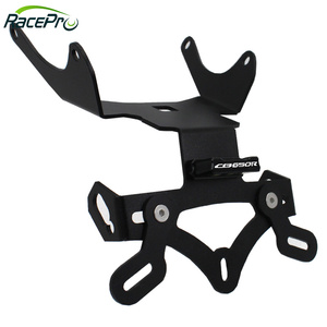 Soporte de matrícula de aluminio para motocicleta RACEPRO, eliminador de guardabarros trasero ordenado para <span class=keywords><strong>Honda</strong></span> CB650R CBR650R 2021 <span class=keywords><strong>2022</strong></span> <span class=keywords><strong>CB</strong></span>/CBR 650R - Product Image 4
