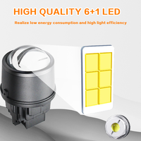 Nuevo diseño de faro ultra brillante para coche, luces antiniebla de diodo LED de alta calidad, lente de proyector