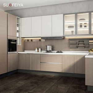 Set Completo di Mobili da <span class=keywords><strong>Cucina</strong></span> Componibili Moderni di Lusso in Legno Sofeyia - Product Image 1